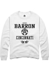 Main image for Ashley Barron  Rally Cincinnati Bearcats Mens White NIL Sport Icon Long Sleeve Crew Sweatshirt