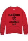 Main image for Ashley Barron  Rally Cincinnati Bearcats Mens Red NIL Sport Icon Long Sleeve Crew Sweatshirt