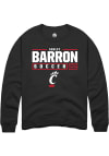 Main image for Ashley Barron  Rally Cincinnati Bearcats Mens Black NIL Stacked Box Long Sleeve Crew Sweatshirt