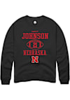 Main image for Emmett Johnson Rally Mens Black Nebraska Cornhuskers NIL Sport Icon Crew Sweatshirt