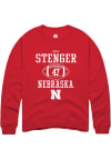 Main image for Gage Stenger Rally Mens Red Nebraska Cornhuskers NIL Sport Icon Crew Sweatshirt