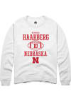 Main image for Heinrich Haarberg Rally Mens White Nebraska Cornhuskers NIL Sport Icon Crew Sweatshirt