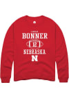 Main image for Janiran Bonner Rally Mens Red Nebraska Cornhuskers NIL Sport Icon Crew Sweatshirt