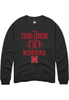 Main image for Justin Evans-Jenkins Rally Mens Black Nebraska Cornhuskers NIL Sport Icon Crew Sweatshirt