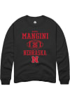 Main image for Roman Mangini Rally Mens Black Nebraska Cornhuskers NIL Sport Icon Crew Sweatshirt