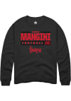 Main image for Roman Mangini Rally Mens Black Nebraska Cornhuskers NIL Stacked Box Crew Sweatshirt