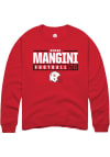 Main image for Roman Mangini Rally Mens Red Nebraska Cornhuskers NIL Stacked Box Crew Sweatshirt