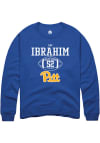 Main image for Abe Ibrahim Rally Mens Blue Pitt Panthers NIL Sport Icon Crew Sweatshirt
