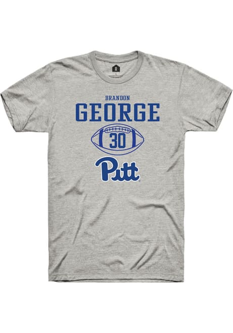 Brandon George Ash Pitt Panthers NIL Sport Icon Short Sleeve T Shirt