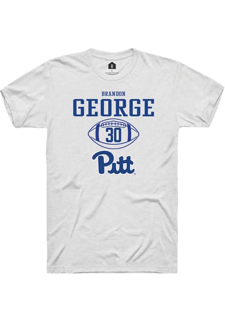 Brandon George White Pitt Panthers NIL Sport Icon Short Sleeve T Shirt