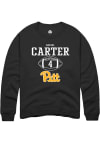 Main image for Daniel Carter  Rally Pitt Panthers Mens Black NIL Sport Icon Long Sleeve Crew Sweatshirt