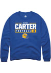 Main image for Daniel Carter  Rally Pitt Panthers Mens Blue NIL Stacked Box Long Sleeve Crew Sweatshirt