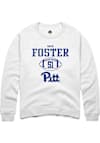 Main image for Drew Foster Rally Mens White Pitt Panthers NIL Sport Icon Crew Sweatshirt
