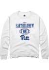 Main image for Gavin Bartholomew  Rally Pitt Panthers Mens White NIL Sport Icon Long Sleeve Crew Sweatshirt