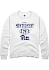 Main image for Isaiah  Montgomery Rally Mens White Pitt Panthers NIL Sport Icon Crew Sweatshirt