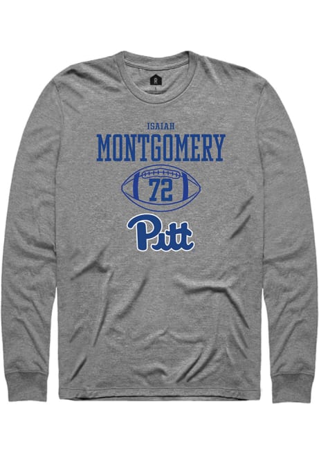 Isaiah  Montgomery Rally Mens Graphite Pitt Panthers NIL Sport Icon Tee