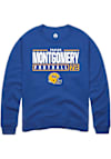 Main image for Isaiah  Montgomery Rally Mens Blue Pitt Panthers NIL Stacked Box Crew Sweatshirt