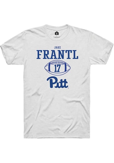 Jake Frantl White Pitt Panthers NIL Sport Icon Short Sleeve T Shirt