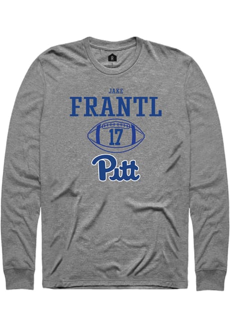 Jake Frantl Rally Mens Graphite Pitt Panthers NIL Sport Icon Tee