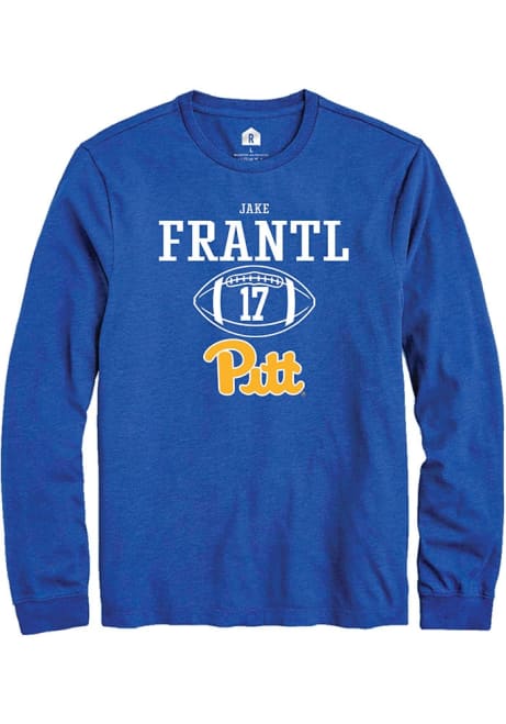 Jake Frantl Rally Mens Blue Pitt Panthers NIL Sport Icon Tee