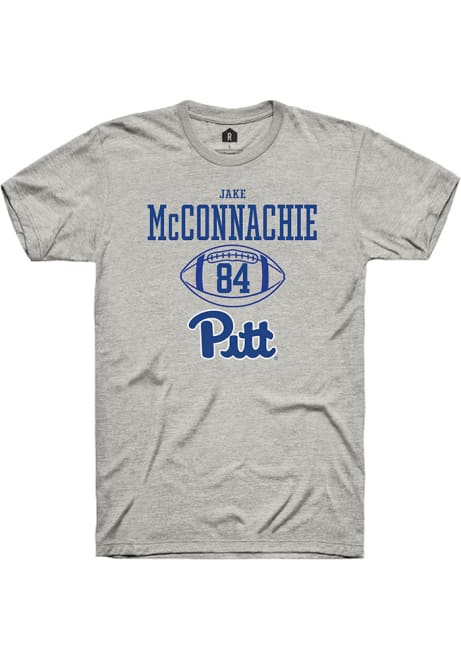 Jake McConnachie Ash Pitt Panthers NIL Sport Icon Short Sleeve T Shirt