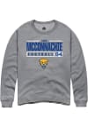 Main image for Jake McConnachie Rally Mens Graphite Pitt Panthers NIL Stacked Box Crew Sweatshirt