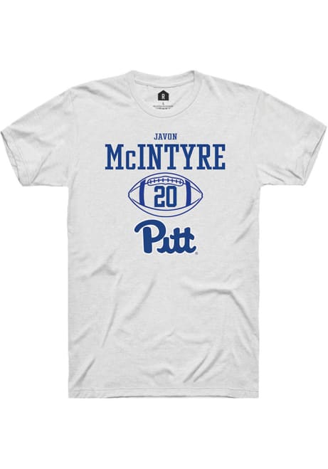 Javon Mcintyre White Pitt Panthers NIL Sport Icon Short Sleeve T Shirt