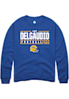 Main image for Luke DelGaudio Rally Mens Blue Pitt Panthers NIL Stacked Box Crew Sweatshirt
