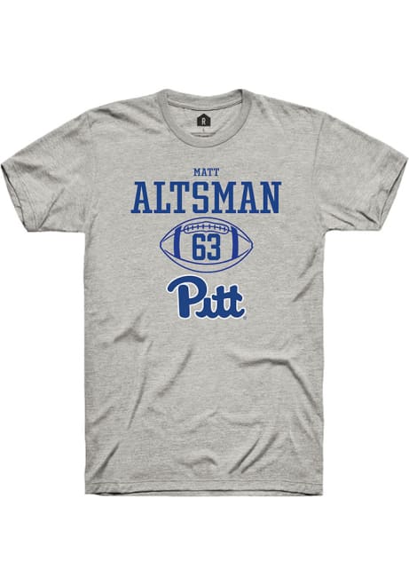 Matt Altsman Ash Pitt Panthers NIL Sport Icon Short Sleeve T Shirt