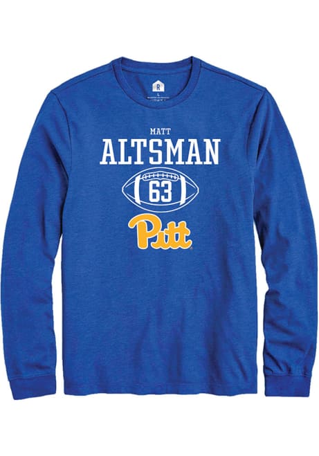 Matt Altsman Rally Mens Blue Pitt Panthers NIL Sport Icon Tee