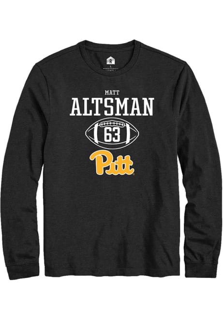 Matt Altsman Rally Mens Black Pitt Panthers NIL Sport Icon Tee