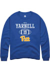 Main image for Nate Yarnell  Rally Pitt Panthers Mens Blue NIL Sport Icon Long Sleeve Crew Sweatshirt