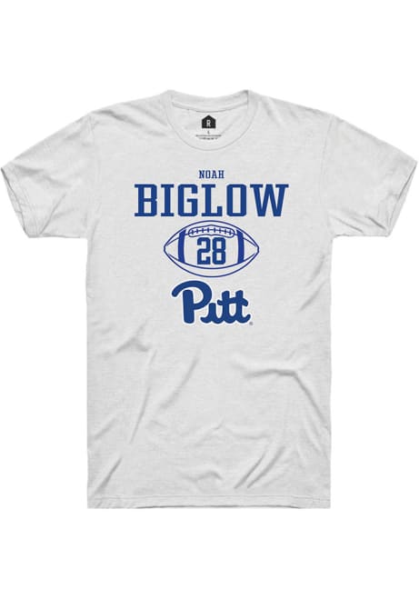 Noah Biglow White Pitt Panthers NIL Sport Icon Short Sleeve T Shirt