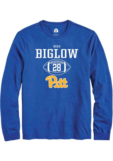 Noah Biglow Rally Mens Blue Pitt Panthers NIL Sport Icon Tee