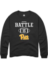Main image for Rashad Battle Rally Mens Black Pitt Panthers NIL Sport Icon Crew Sweatshirt