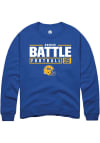 Main image for Rashad Battle Rally Mens Blue Pitt Panthers NIL Stacked Box Crew Sweatshirt