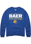Main image for Ryan Baer Rally Mens Blue Pitt Panthers NIL Stacked Box Crew Sweatshirt