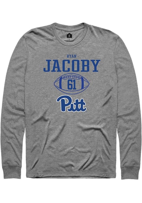 Ryan Jacoby Rally Mens Graphite Pitt Panthers NIL Sport Icon Tee