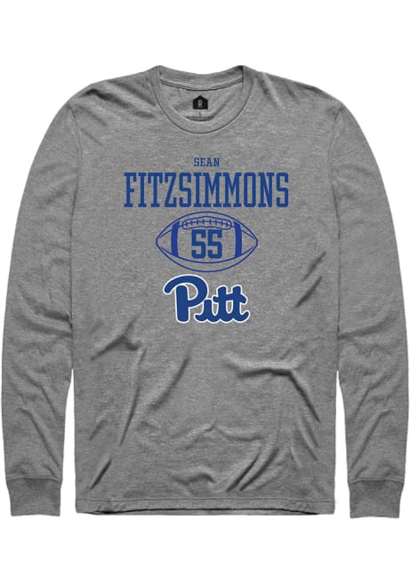 Sean FitzSimmons Rally Mens Graphite Pitt Panthers NIL Sport Icon Tee