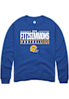 Main image for Sean FitzSimmons Rally Mens Blue Pitt Panthers NIL Stacked Box Crew Sweatshirt