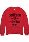 Main image for Bradley Coulter  Rally Cincinnati Bearcats Mens Red NIL Sport Icon Long Sleeve Crew Sweatshirt