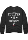 Main image for Bradley Coulter  Rally Cincinnati Bearcats Mens Black NIL Sport Icon Long Sleeve Crew Sweatshirt