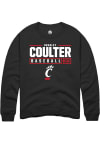 Main image for Bradley Coulter  Rally Cincinnati Bearcats Mens Black NIL Stacked Box Long Sleeve Crew Sweatshir..