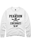 Main image for Dalton Pearson  Rally Cincinnati Bearcats Mens White NIL Sport Icon Long Sleeve Crew Sweatshirt