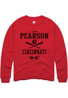 Main image for Dalton Pearson  Rally Cincinnati Bearcats Mens Red NIL Sport Icon Long Sleeve Crew Sweatshirt