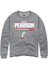 Main image for Dalton Pearson Rally Mens Graphite Cincinnati Bearcats NIL Stacked Box Crew Sweatshirt