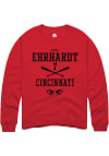 Main image for Gavin Ehrhardt  Rally Cincinnati Bearcats Mens Red NIL Sport Icon Long Sleeve Crew Sweatshirt