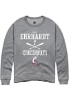 Main image for Gavin Ehrhardt Rally Mens Graphite Cincinnati Bearcats NIL Sport Icon Crew Sweatshirt