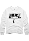 Main image for Gavin Ehrhardt  Rally Cincinnati Bearcats Mens White NIL Stacked Box Long Sleeve Crew Sweatshirt