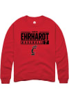 Main image for Gavin Ehrhardt  Rally Cincinnati Bearcats Mens Red NIL Stacked Box Long Sleeve Crew Sweatshirt